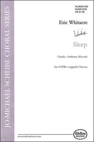 Sleep SATB choral sheet music cover Thumbnail
